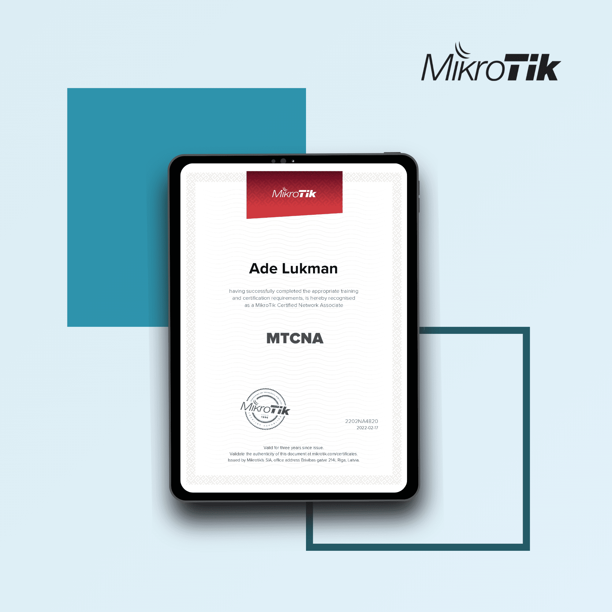 MikroTik Certified Network Associate